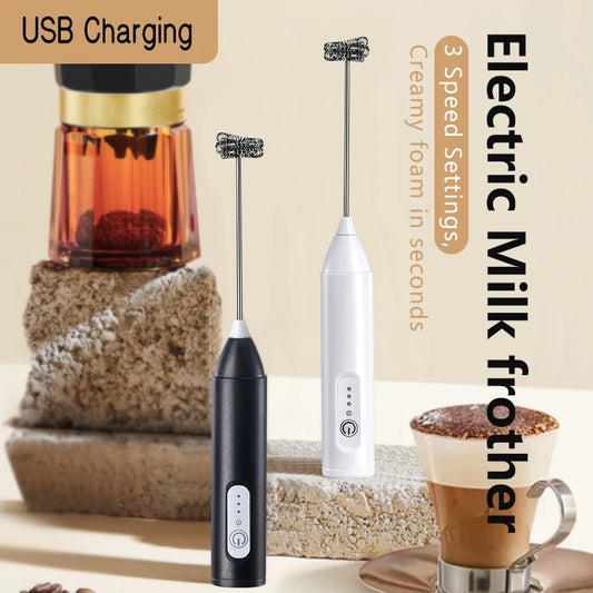 USB Rechargeable Milk Frother